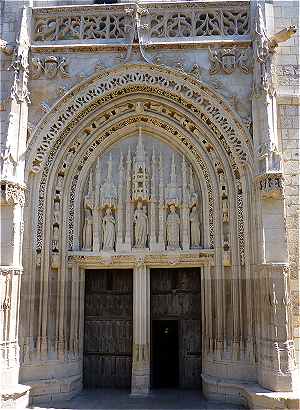 Portail Gothique de l'glise Sainte Radegonde de Poitiers