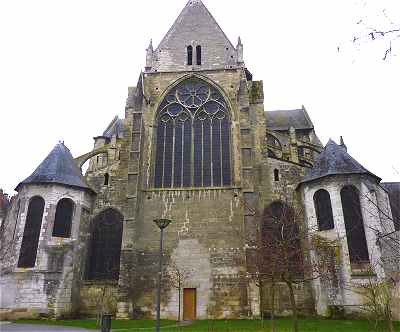 Chevet plat de l'glise Saint Julien de Tours