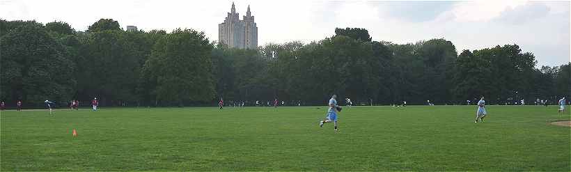 New-York: Great Lawn dans Central Park