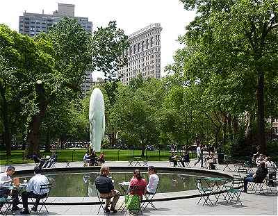 New-York: Le Madison Square Park et le Flatiron Building