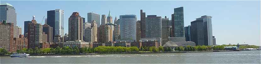 New-York: Financial District coté Sud-Ouest de Manhattan