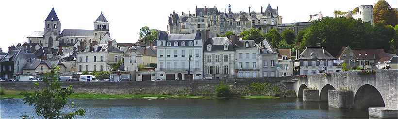 Saint Aignan: la Collégiale, le château et le Cher