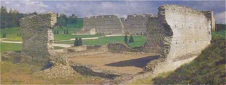 Ruines d'un entrepôt Gallo-Romain à Tasciaca (Thésée)