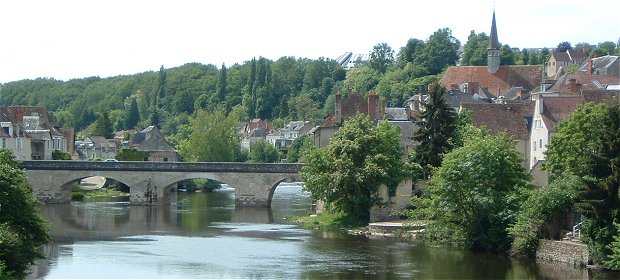 La Creuse et le Pont d'Argenton sur Creuse