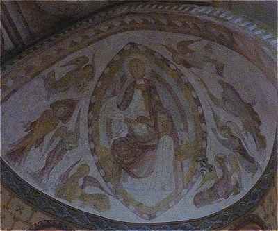 Christ en Majesté de l'église de Lignières de Touraine