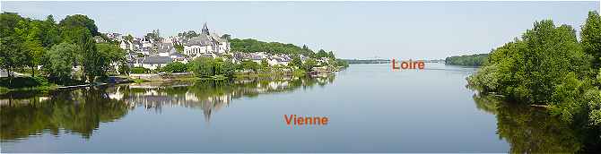 La Vienne se jette dans la Loire à Candes-Saint Martin