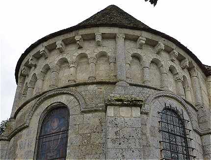 Chevet de l'église Saint Martin de Lancé
