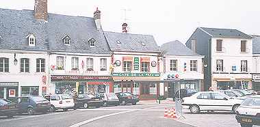 La place du Marché à Mondoubleau